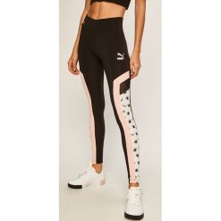 Puma - Legginsy x Maybelline. Czarne spodnie damskie Puma, s, bez wzorów, z elastanu. W wyprzedaży za 229,90 zł.