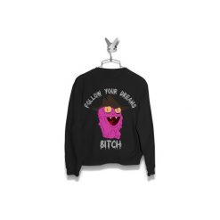 Bluza Strach Terry Męska. Czarne bluzy damskie Failfake, s, bez wzorów, bez kołnierzyka, bez rękawów, bez kaptura. Za 160,00 zł.