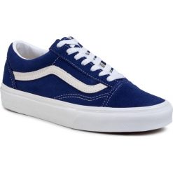 Tenisówki Vans Old Skool VN0A4U3BXF71. Niebieskie półbuty damskie Vans, bez wzorów, bez zapięcia. W wyprzedaży za 269,00 zł.