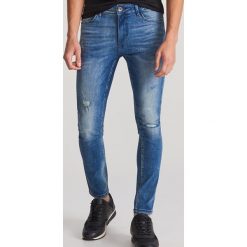 Jeansy skinny - Niebieski. Niebieskie jeansy męskie Reserved, m. W wyprzedaży za 89,99 zł.