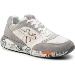 Sneakersy PREMIATA - Zac-Zac 4012 White. Białe półbuty męskie Premiata, na co dzień, bez wzorów, z zamszu, bez zapięcia. W wyprzedaży za 529,00 zł.