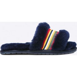 Emu Australia - Kapcie Wrenlette. Niebieskie kapcie damskie marki EMU Australia, z wełny. Za 269,90 zł.