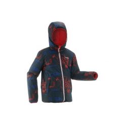 Kurtka SKI-P 100 WARM. Czerwone kurtki chłopięce przeciwdeszczowe WED'ZE. Za 129,99 zł.
