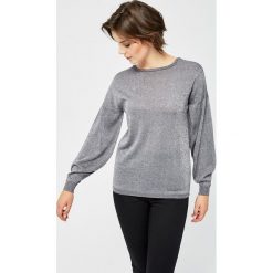 Cienki sweter z bufiastymi rękawami. Swetry damskie Moodo, s, bez wzorów, bez rękawów, bez kaptura. Za 29,99 zł.