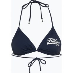 Tommy Hilfiger - Damski stanik do bikini, niebieski. Niebieskie biustonosze sportowe TOMMY HILFIGER, z napisami. Za 119,95 zł.