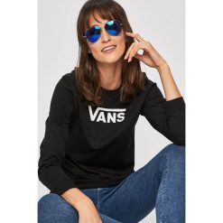 Vans - Bluzka. Czarne bluzki damskie Vans, na co dzień, s, z nadrukiem, z bawełny, casualowe, z okrągłym kołnierzem, bez rękawów. Za 139,90 zł.