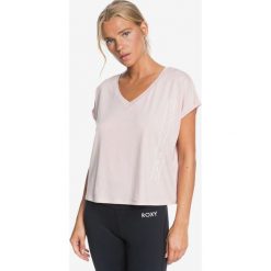 Roxy Sunshine Soldiers Koszulka Różowy. Różowe koszulki damskie Roxy, xl, z nadrukiem, z elastanu, bez kołnierzyka, z krótkim rękawem. Za 157,95 zł.