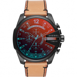Biżuteria i zegarki: Zegarek DIESEL - Mega Chief DZ4476 Brown/Black