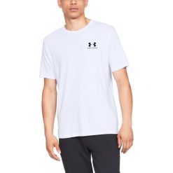 Under Armour Sportstyle Koszulka Biały. Białe podkoszulki męskie Under Armour, xl, bez wzorów, z bawełny, bez kołnierzyka, z krótkim rękawem, krótkie. Za 119,95 zł.