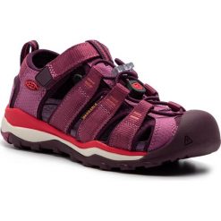 Sandały KEEN - Newport Neo H2 1018427 Red Violet/Grape Wine. Różowe sandały dziewczęce Keen, ze skóry ekologicznej, bez zapięcia. W wyprzedaży za 189,00 zł.