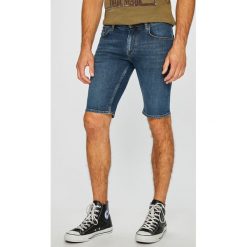 Tommy Hilfiger - Szorty. Szare bermudy męskie TOMMY HILFIGER, z aplikacjami, z bawełny, casualowe. Za 359,90 zł.