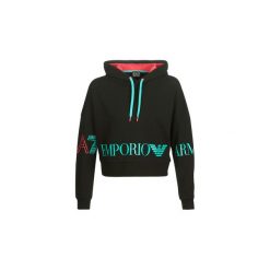 Bluzy Emporio Armani EA7 TRAIN 7 COLOURS. Czarne bluzy damskie marki Emporio Armani EA7, s, bez wzorów, bez rękawów, bez kaptura. Za 489,00 zł.