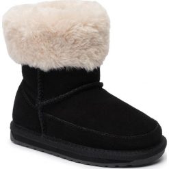 Buty EMU AUSTRALIA - Ardle K11840 Black. Czarne śniegowce dziewczęce EMU Australia, bez zapięcia. W wyprzedaży za 209,00 zł.