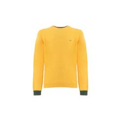 Swetry Sun68 K28119. Żółte swetry męskie SUN68, xl, bez wzorów, bez kołnierzyka, bez kaptura. Za 460,21 zł.