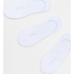 Skarpety stopki 3 pack - Biały. Białe skarpetki damskie Cropp, bez wzorów. Za 29,99 zł.