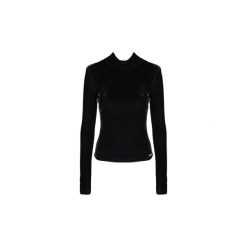 Bluzki Guess -. Czarne bluzki damskie Guess, z aplikacjami, bez kołnierzyka, bez rękawów. Za 189,00 zł.