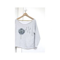 Dmuchawiec szara gruba bez. Szare bluzy damskie One mug a day, s, z nadrukiem, z bawełny, bez rękawów, bez kaptura. Za 129,00 zł.