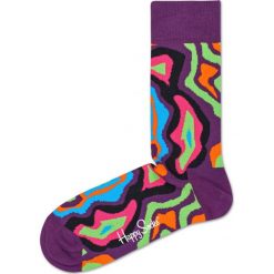 Happy Socks MRI Skarpetki Fioletowy Wielokolorowy. Fioletowe skarpetki męskie z elastanu. Za 42,95 zł.