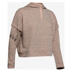 Under Armour Rival Bluza Szary Beżowy. Szare bluzy damskie Under Armour, m, bez wzorów, z bawełny, bez rękawów, bez kaptura. Za 257,95 zł.