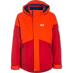 Jack Wolfskin POLAR WOLF 3IN1 Kurtka hardshell ruby red. Czerwone kurtki sportowe damskie Jack Wolfskin, z materiału. W wyprzedaży za 402,35 zł.
