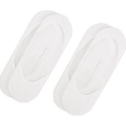 Zestaw 2 par stopek damskich TOMMY HILFIGER - 353006001 White 300. Białe skarpetki damskie TOMMY HILFIGER, bez wzorów, z bawełny. Za 39,99 zł.