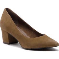 Półbuty TAMARIS - 1-22481-21 Olive 722. Zielone creepersy damskie Tamaris, ze skóry, na obcasie. Za 219,90 zł.