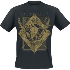 In Flames Night Square T-Shirt czarny. Czarne koszulki męskie marki In Flames, l, z nadrukiem, z okrągłym kołnierzem. Za 74,90 zł.
