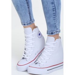 Białe Sneakersy Aspen. Białe sneakersy damskie Born2be, z materiału. Za 49,99 zł.