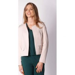 Żakiet w kolorze beżowym. Brązowe żakiety damskie Moda na kolor, xs, bez wzorów. W wyprzedaży za 159,95 zł.