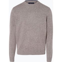 Andrew James - Sweter męski z czystego kaszmiru, beżowy. Brązowe swetry męskie marki Andrew James, m, bez wzorów, z kaszmiru, eleganckie, z klasycznym kołnierzykiem, bez kaptura. Za 649,95 zł.