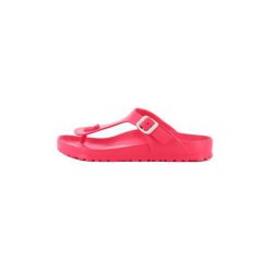 Klapki Birkenstock GIZEH EVA. Czerwone klapki damskie Birkenstock, bez wzorów, bez obcasa. Za 237,74 zł.