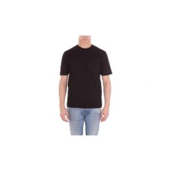 T-shirty z krótkim rękawem Love Moschino M4732PM3876. Czarne t-shirty męskie Love Moschino, xl, bez wzorów, bez kołnierzyka, krótkie. Za 225,45 zł.