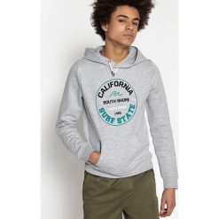 Bluzy chłopięce: Bluza z kapturem z moltonu z nadrukiem 10-16 lat