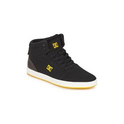 Buty DC Shoes CRISIS HIGH M SHOE XKCK. Czarne trampki męskie DC Shoes, bez wzorów, bez zapięcia. Za 293,30 zł.