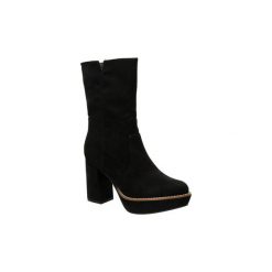 Botki Tamaris BOTKI 1-25857-35. Czarne botki damskie Tamaris. Za 169,99 zł.