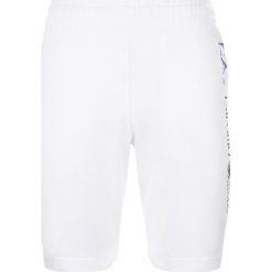 Szorty sportowe EA7 Emporio Armani 3GPS54 PJ05Z 1100. Białe spodenki sportowe męskie EA7 Emporio Armani, xxl, bez wzorów, z bawełny, sportowe. W wyprzedaży za 199,00 zł.