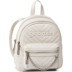 Plecak GINO ROSSI - RL0511 White. Białe plecaki damskie Gino Rossi, bez wzorów, ze skóry, eleganckie. Za 299,99 zł.