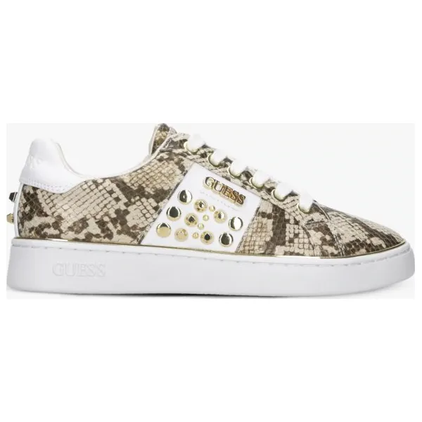 Guess Brandia buty damskie, multicolor, rozmiar 7. Żółte buty sportowe damskie Guess, z aplikacjami, ze skóry, eleganckie. W wyprzedaży za 467,49 zł.