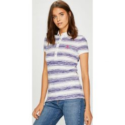 U.S. Polo - Top. Białe topy damskie marki U.S. Polo, s, z elastanu, polo. W wyprzedaży za 139,90 zł.