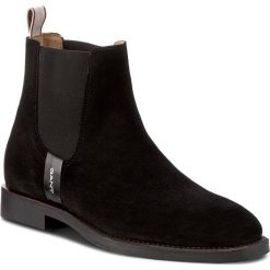 Sztyblety GANT - Jennifer 15553090 Black G00. Czarne botki damskie na obcasie marki GANT, z materiału. W wyprzedaży za 339,00 zł.