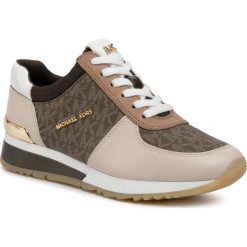 Sneakersy MICHAEL MICHAEL KORS - Allie Wrap Trainer 43R0ALFS4B Olive Multi. Brązowe półbuty damskie MICHAEL Michael Kors, ze skóry ekologicznej. Za 749,00 zł.