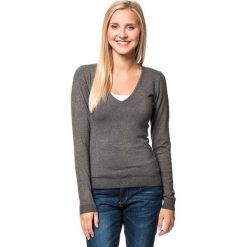 Swetry klasyczne damskie: Sweter w kolorze szarym
