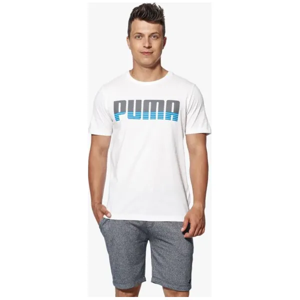 Puma Koszulka Ss Active Hero , biały, rozmiar L. Białe koszulki męskie Puma, m, bez wzorów, z bawełny, z klasycznym kołnierzykiem, bez rękawów. W wyprzedaży za 79,99 zł.