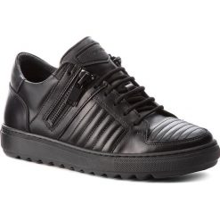 Sneakersy ANTONY MORATO - MMFW01041-LE300001 Black 9000. Czarne sneakersy męskie Antony Morato, na co dzień, z aplikacjami, ze skóry ekologicznej, bez zapięcia. W wyprzedaży za 489,00 zł.