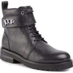 Trapery JOOP! - Maria 4140004600 Black 900. Czarne trapery damskie JOOP!, ze skóry, bez obcasa, bez zapięcia. W wyprzedaży za 699,00 zł.
