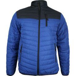 Granatowo-Kobaltowa Przejściowa Kurtka na Stójce -BRAVE SOUL- Delikatnie Ocieplana, Męska, Pikowana KUBRSAW19ZURICHnavycobalt. Niebieskie kurtki męskie Brave Soul, m, bez wzorów, z poliesteru, bez kaptura. Za 149,00 zł.