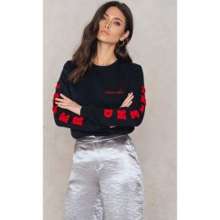 Bluzy damskie: Colourful Rebel Bluza Lover Friend – Black