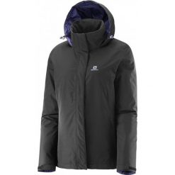 Salomon Kurtka Narciarska Elemental Insulated Jkt W Black M. Czarne kurtki sportowe damskie marki Salomon, na zimę, m. W wyprzedaży za 340,00 zł.