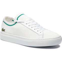 Sneakersy LACOSTE - La Piquee 119 1 CMA 7-37CMA0038082 Wht/Grn. Białe sneakersy męskie marki Lacoste, bez zapięcia. Za 499,99 zł.