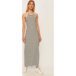 Only - Sukienka. Białe sukienki damskie ONLY, na co dzień, s, bez wzorów, z bawełny, casualowe, z okrągłym kołnierzem, bez rękawów, maxi, proste. W wyprzedaży za 59,90 zł.